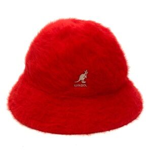 Vintage Kangol Furgora Scarlet Red Casual Bucket Hat XL